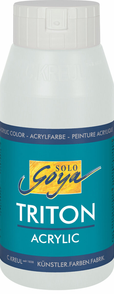 Acrylic Paint Kreul Solo Goya Triton Acrylic Paint Silver 750 ml 1 pc