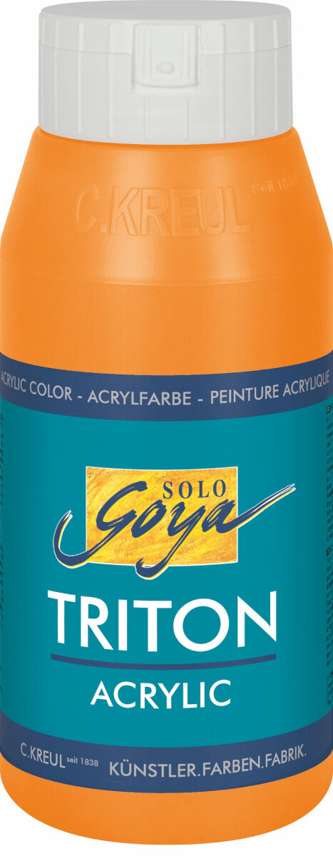 Pintura acrílica Kreul Solo Goya Acrylic Paint 750 ml Fluorescent Orange Pintura acrílica