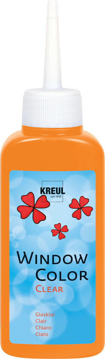 Pintura de vidrio Kreul Window Color Clear 80 ml Orange Pintura de vidrio