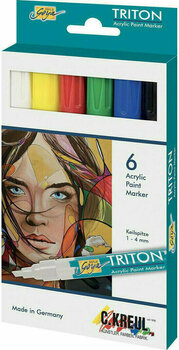 Marcador Kreul Triton Acrylic Marker Mistura 6 un. - 1