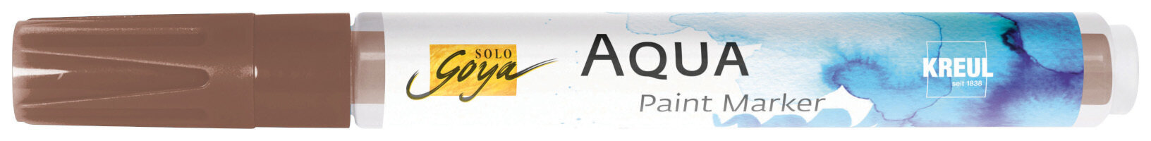 Merkintäkynä Kreul Aqua Aqua Paint Marker Dark Oxide Brown