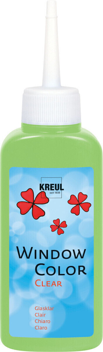 Barva za steklo Kreul Window Color Clear 80 ml Light Green