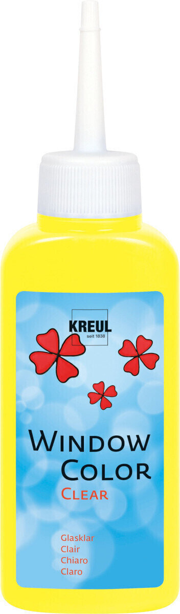 Glass Paint Kreul Clear Glass Paint Yellow 80 ml 1 pc