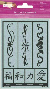 Marker
 Kreul Tattoo Stencil Stencil per tatuaggi Ribbons 2 1 pz - 1