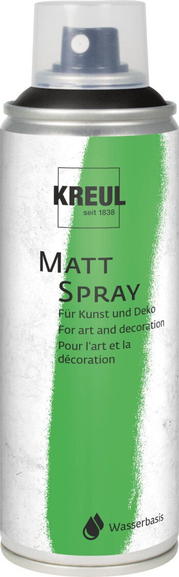 Sprühfarbe Kreul Matt Spray 200 ml Schwarz
