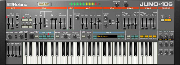 Software de estúdio de instrumentos VST Roland JUNO-106 Key (Produto digital) - 1