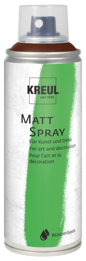 Tinta em spray Kreul Matt Spray 200 ml Maroon Brown