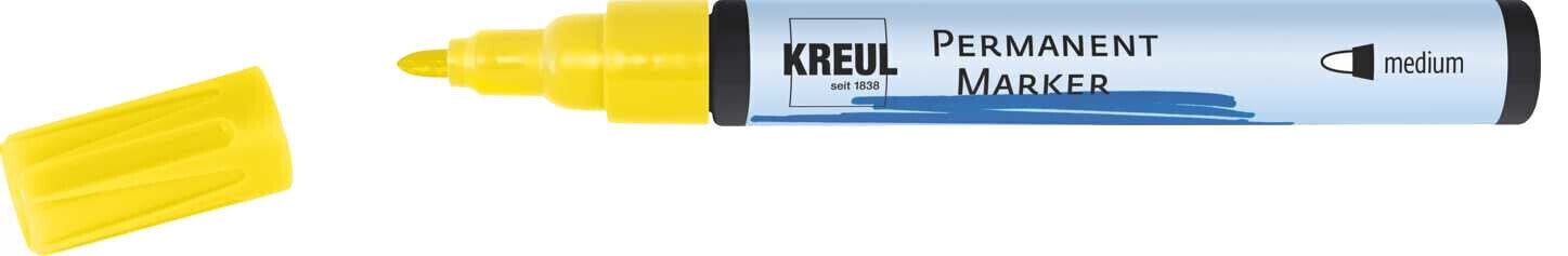 Marker Kreul Permanent 'M' Mazak niezmazywalny Żółty 1 szt