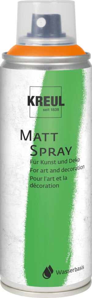 Tinta em spray Kreul Matt Spray 200 ml Orange