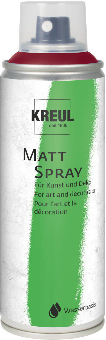 Pintura en aerosol Kreul Matt Spray 200 ml Wine Red Pintura en aerosol