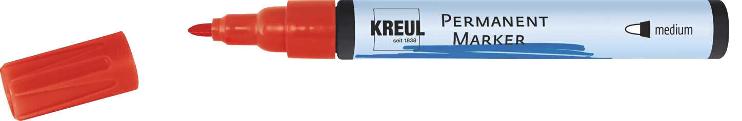 Marker Kreul Permanent 'M' Mazak niezmazywalny Czerwony 1 szt