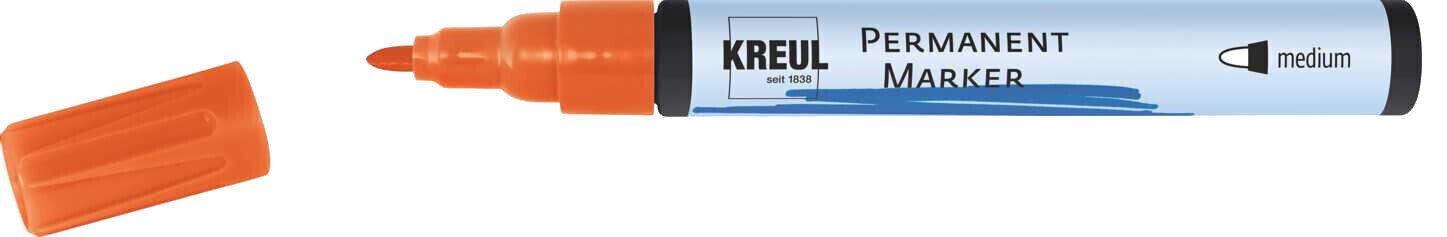 Marker Kreul Permanent 'M' Mazak niezmazywalny Pomarańczowy 1 szt