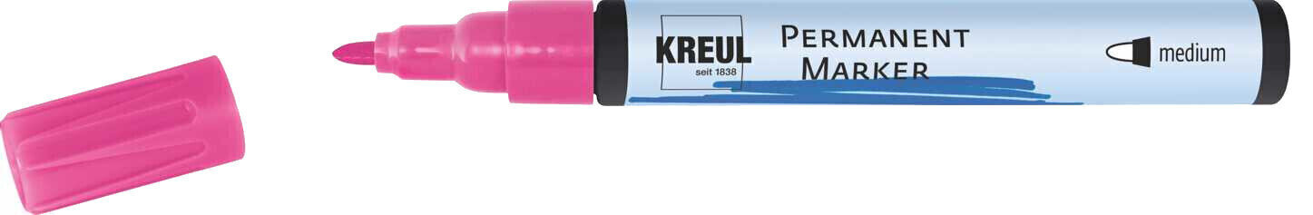 Marcador Kreul Permanent 'M' Permanent Marker Pink 1 un.