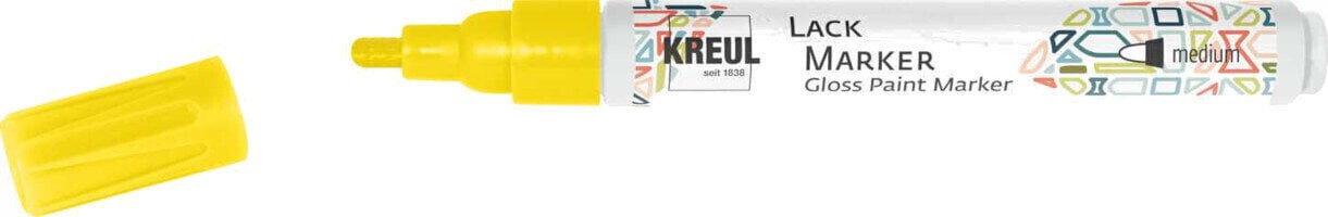 Merkintäkynä Kreul Lack 'M' Gloss Marker Yellow 1 kpl