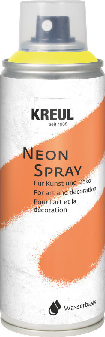 Ruiskumaali Kreul Neon Spray 200 ml Neon Yellow