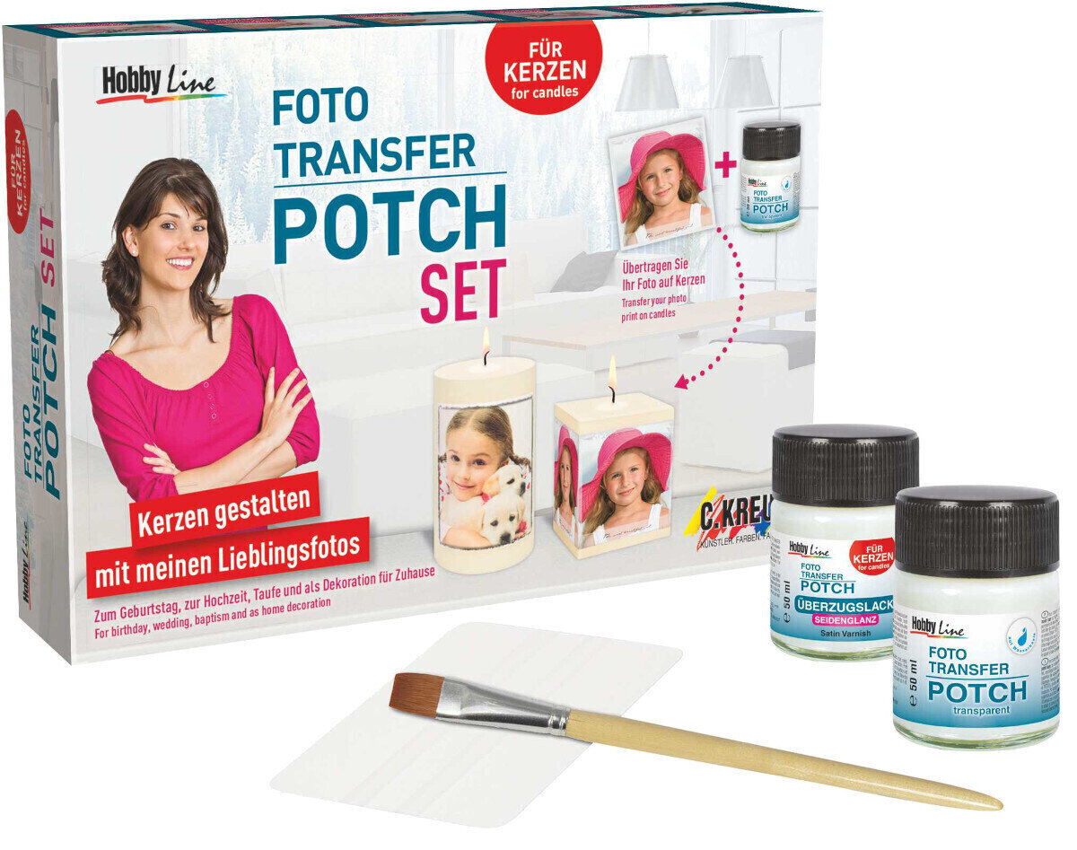 Découpage Kreul Foto Transfer Potch Set Candles