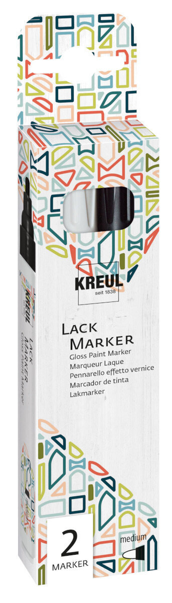 Marker Kreul Lack 'M' Gloss Marker Mix 2 pcs