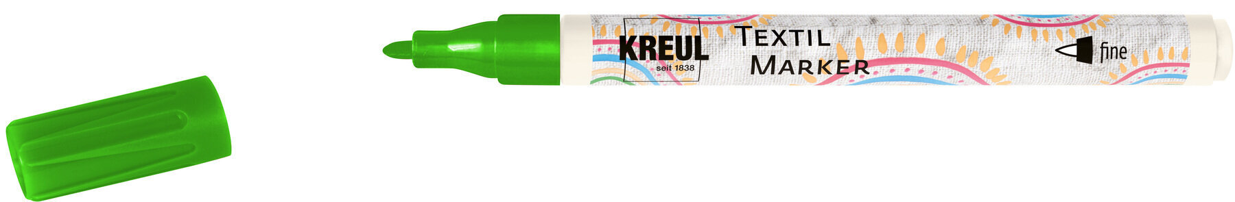 Felt-Tip Pen Kreul Javana Texi Fine Textile Marker Light Green 1 pc