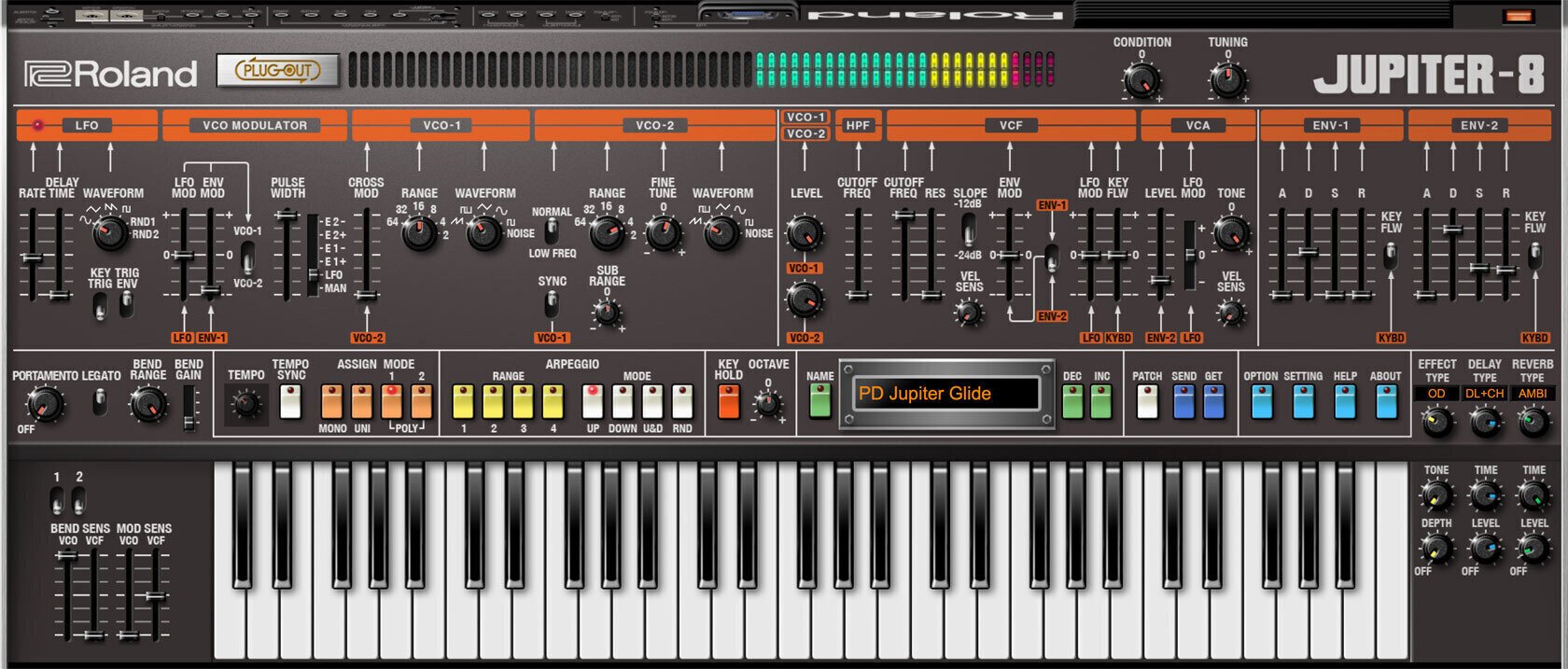 VST Instrument Studio -ohjelmisto Roland JUPITER-8 Key (Digitaalinen tuote)