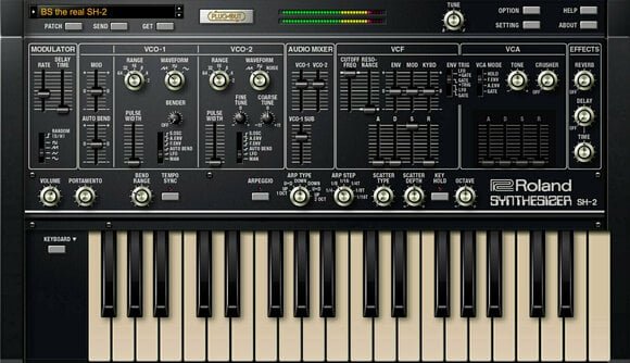 Software de estúdio de instrumentos VST Roland SH-2 Key (Produto digital) - 1