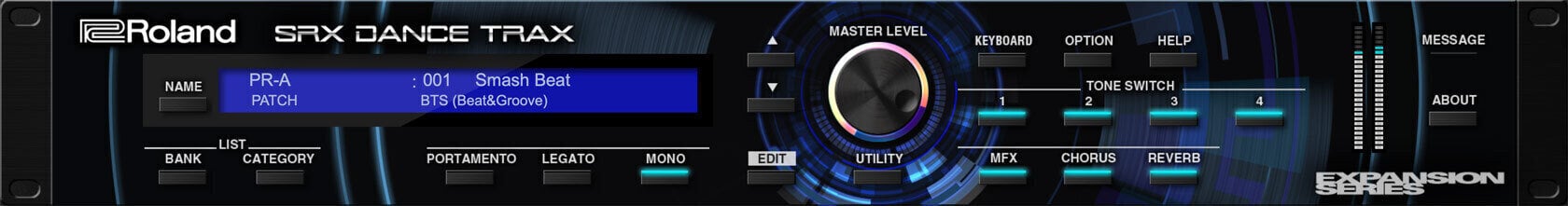 Logiciel de studio Instruments virtuels Roland SRX DANCE Key (Produit numérique)