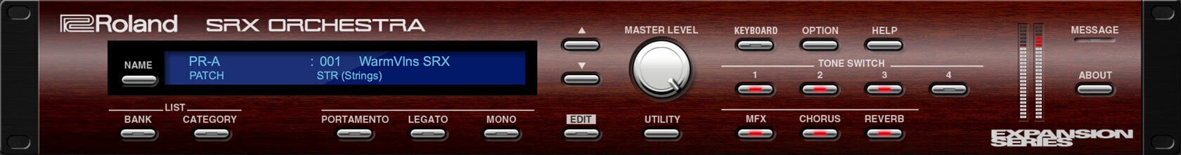 Logiciel de studio Instruments virtuels Roland SRX ORCHESTRA Key (Produit numérique)