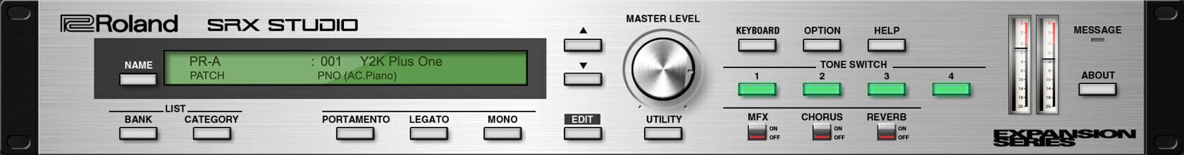 Logiciel de studio Instruments virtuels Roland SRX STUDIO Key (Produit numérique)