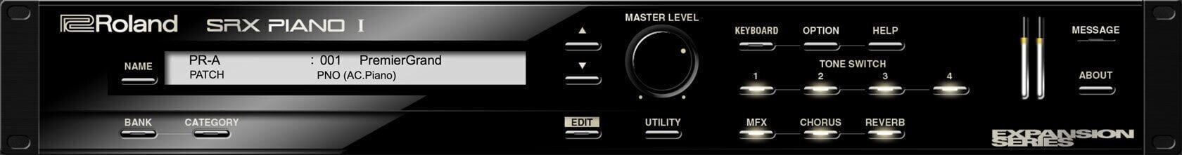 Logiciel de studio Instruments virtuels Roland SRX PIANO I Key (Produit numérique)
