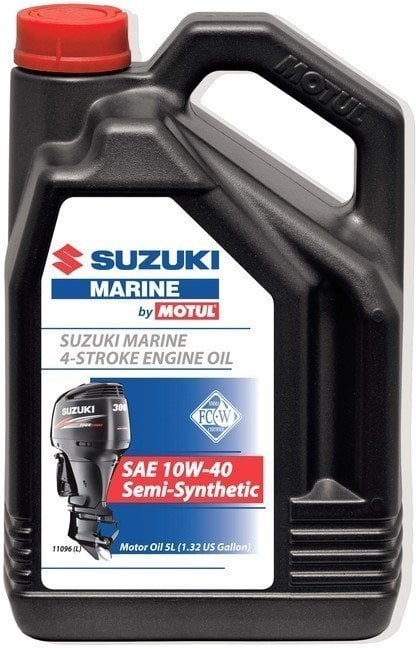 Olej do silników zaburtowych, olej do silników stacjonarnych Suzuki Marine 4-Stroke Engine Oil SAE 10W-40 Semi-Synthetic 5 L