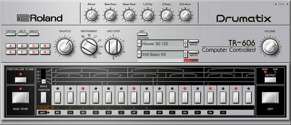 Štúdiový software VST Instrument Roland TR-606 Key (Digitálny produkt) - 1