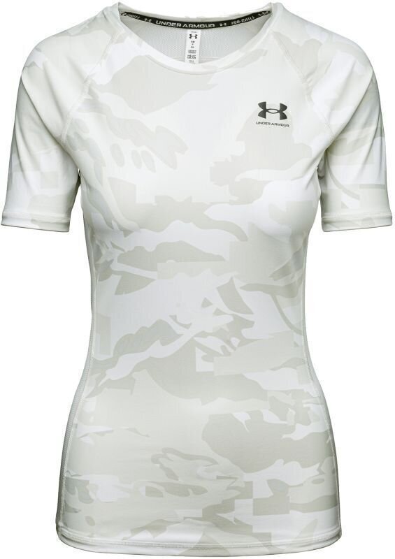 Fitness T-Shirt Under Armour Isochill Team Compression Weiß-Schwarz XS Fitness T-Shirt