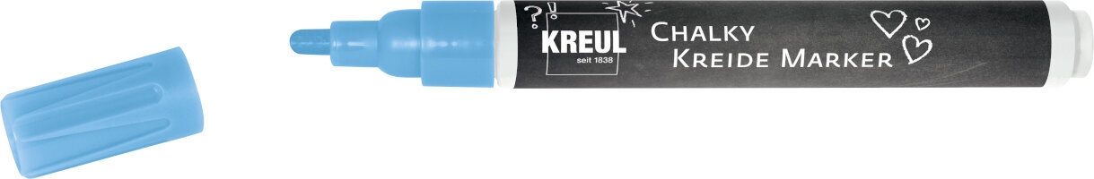 Markør Kreul Chalk Marker Medium Chalk Marker Nordic Blue 1 stk.