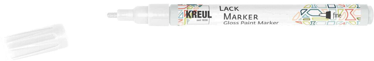 Marker Kreul Lack 'F' Gloss Marker White 1 pc