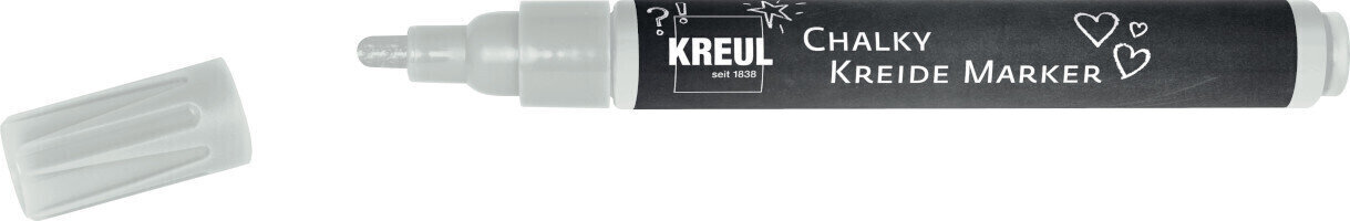 Μαρκαδόρος Kreul Chalk Marker Medium Chalk Marker Snow White 1 τεμ.