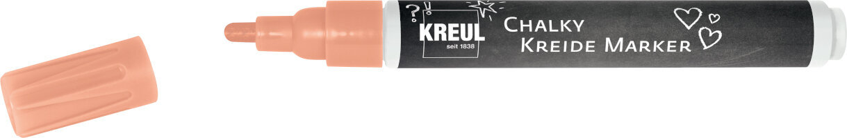 Μαρκαδόρος Kreul Chalk Marker Medium Chalk Marker Frosty Apricot 1 τεμ.