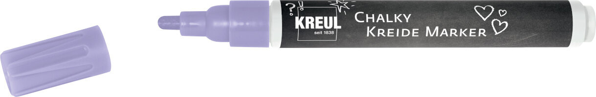 Popisovač Kreul Chalk Marker Medium Křídový popisovač Dark Lavender 1 ks