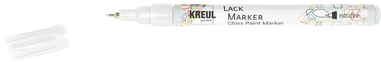 Markeerstift Kreul Lack 'EXF' Gloss Marker White 1 stuk