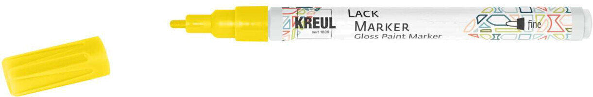 Markör Kreul Lack 'F' Gloss Marker Yellow 1 st