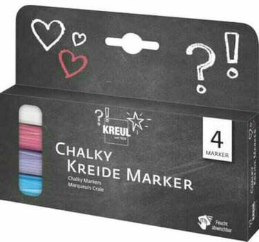 Markeerstift Kreul Chalk Marker Calligraphy Chalk Marker 4 stuks - 1