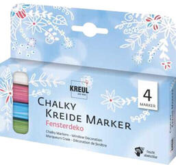 Marker Kreul Chalk Marker Pisak kredowy 4 szt.