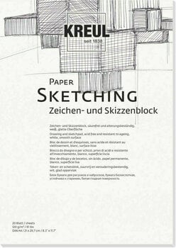 Livro de desenho Kreul Paper Sketching A4 - 1