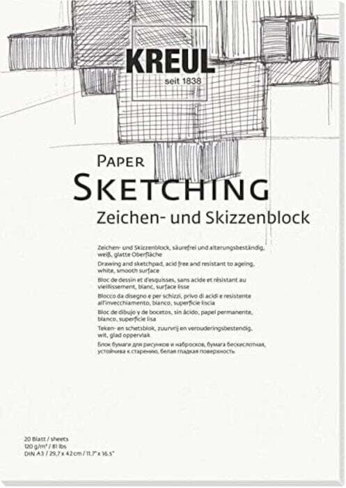 Sketchbook Kreul Paper Sketching A3