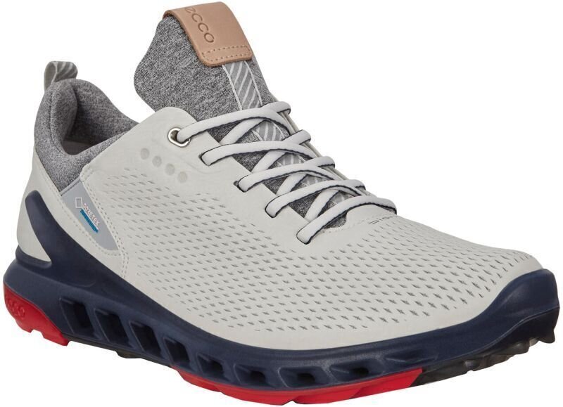 Pantofi de golf pentru bărbați Ecco Biom Cool Pro White/Scarlet 42