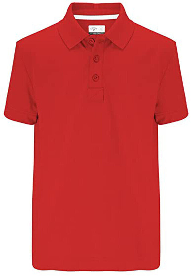 Polo trøje Callaway Youth Solid II Tango Red S