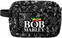 Hudebnícka taška Bob Marley Collage Kosmetická taštička Černá-Šedá