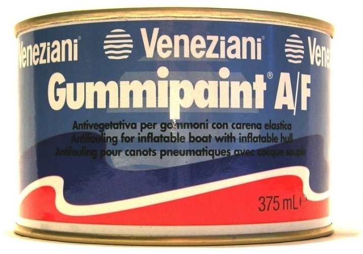 Antivegetacijski premazi Veneziani Gummipaint Antifouling 375ml Black
