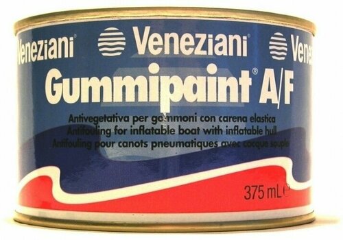 Antifouling Veneziani Gummipaint Antifouling 375ml Black - 1