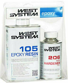 Polyester, epoxy West System A-Pack Slow 105+206 - 1