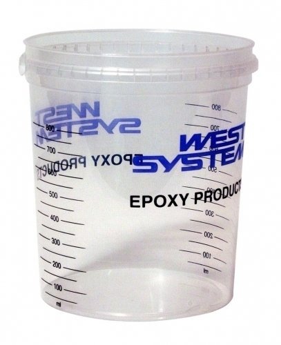 Polyester, epoxy West System Mixing Pot