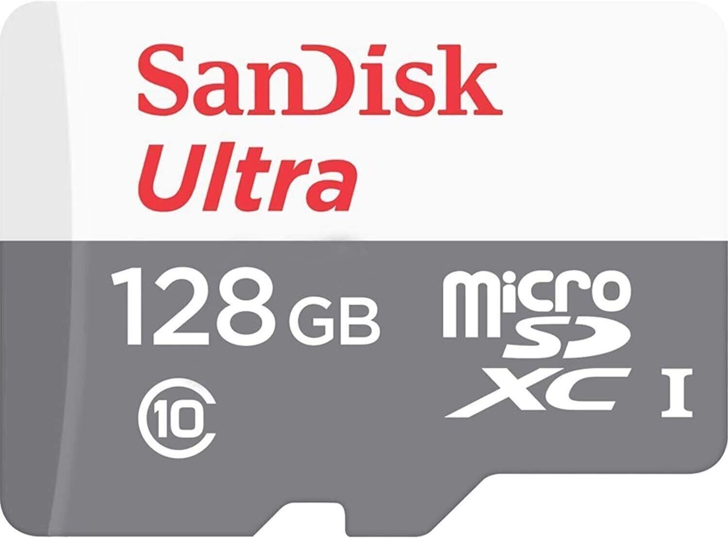 Carte mémoire SanDisk Ultra 128 GB SDSQUNR-128G-GN6MN Micro SDXC 128 GB Carte mémoire